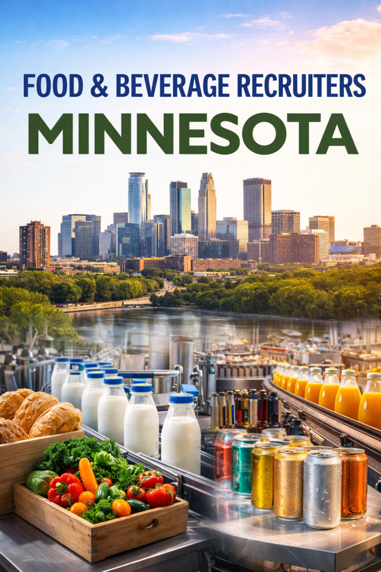 Top food and beverage recruiters in Minnesota for supply chain and operations leadership hiring